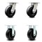 Service Caster 6 Inch Kingpinless Polyolefin Wheel Swivel Caster Swivel 2 Rigid SCC, 2PK SCC-KP30S620-POR-2-R-2 - alternate 4